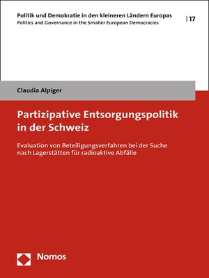 cover image of Partizipative Entsorgungspolitik in der Schweiz